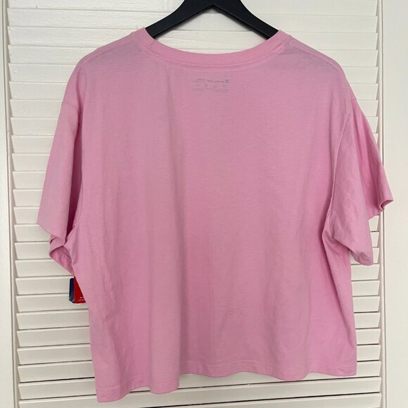 Champion Women's Beloved Orchid Cropped Logo Tee Size NWT - Picture 2 of 3